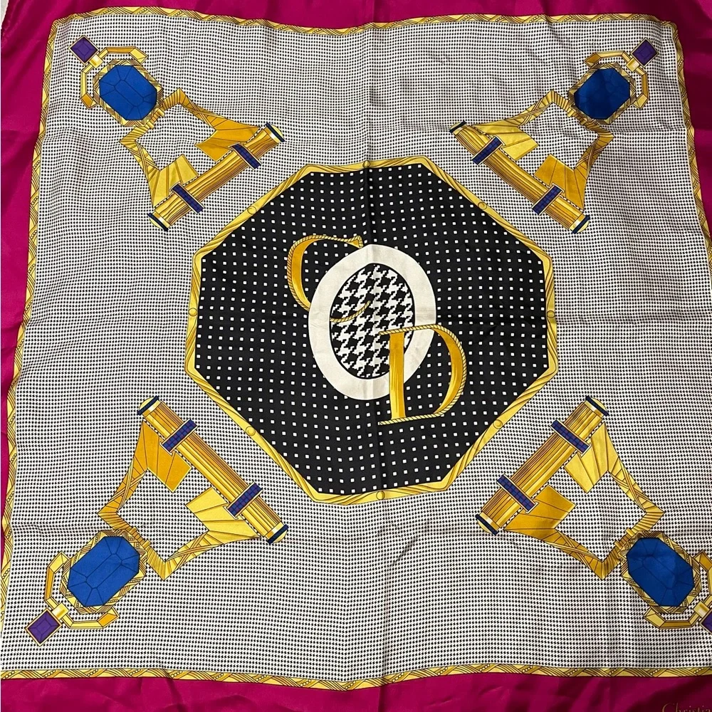 Christian Dior Jewel Silk Scarf *Vintage